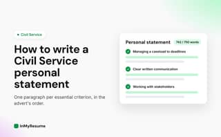 Illustration for How to Write a Civil Service Personal Statement (With a Structure That Works)