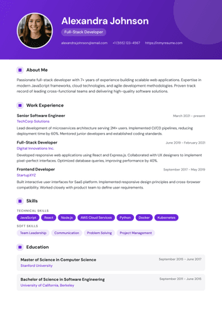 CV v šabloně Kreativní
